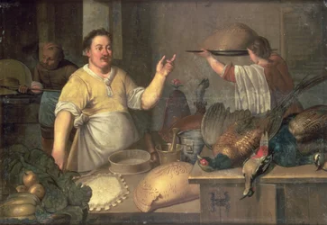 A Baker Preparing Pies